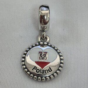 Pandora Poland Exclusive Charm Pendant, S925 Silver Jewelry